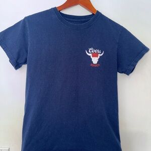 Coors Rodeo Navy Graphic Tee
